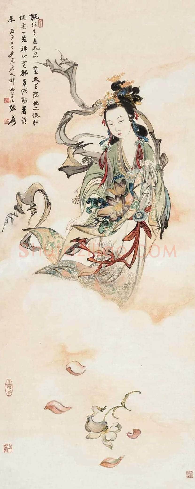 张大千宗教题材作品市场价格 | 书画科普