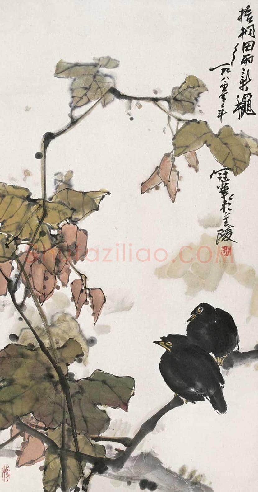 高冠华花鸟画作品欣赏 | 书画常识