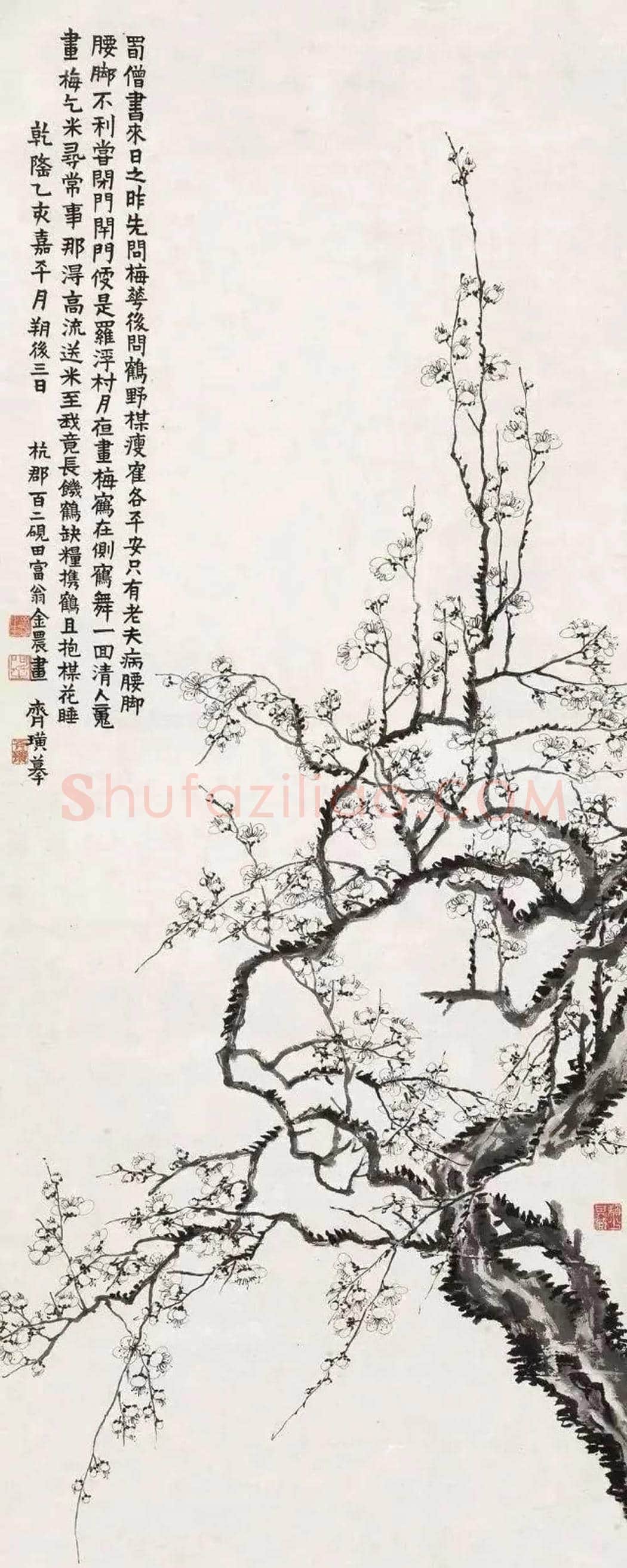 齐白石梅花欣赏 | 书画百科