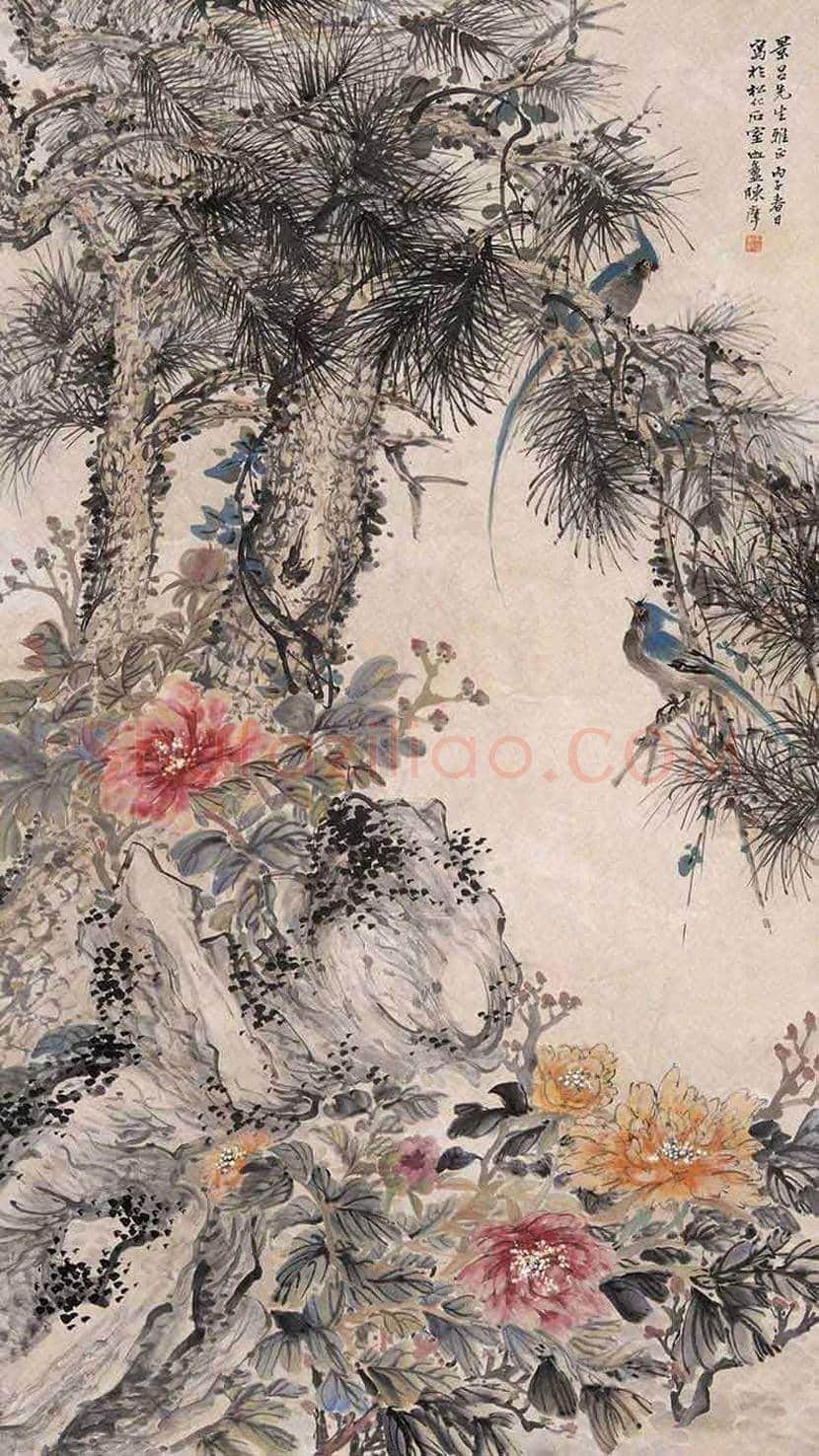 陈摩作品欣赏 | 书画资料
