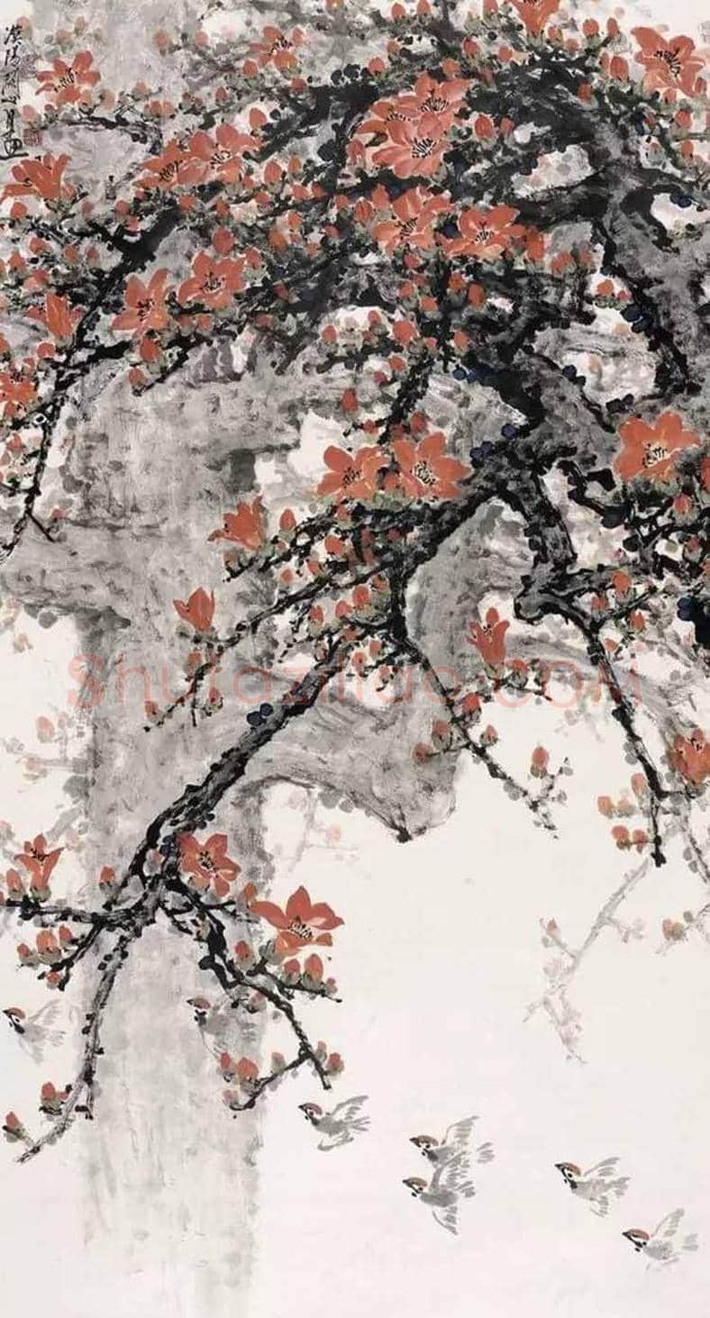 关山月花鸟画图赏 | 书画知识