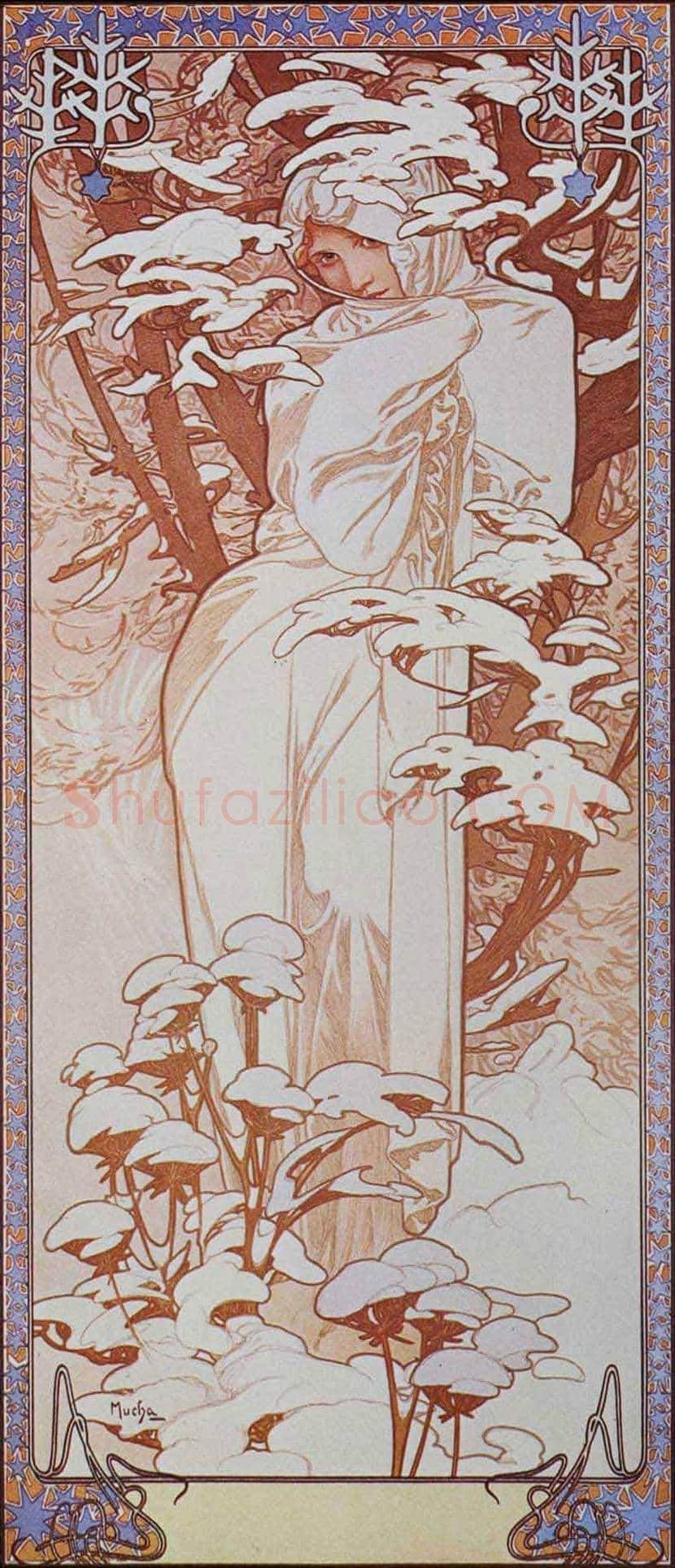 穆夏海报作品欣赏 | 书画资料