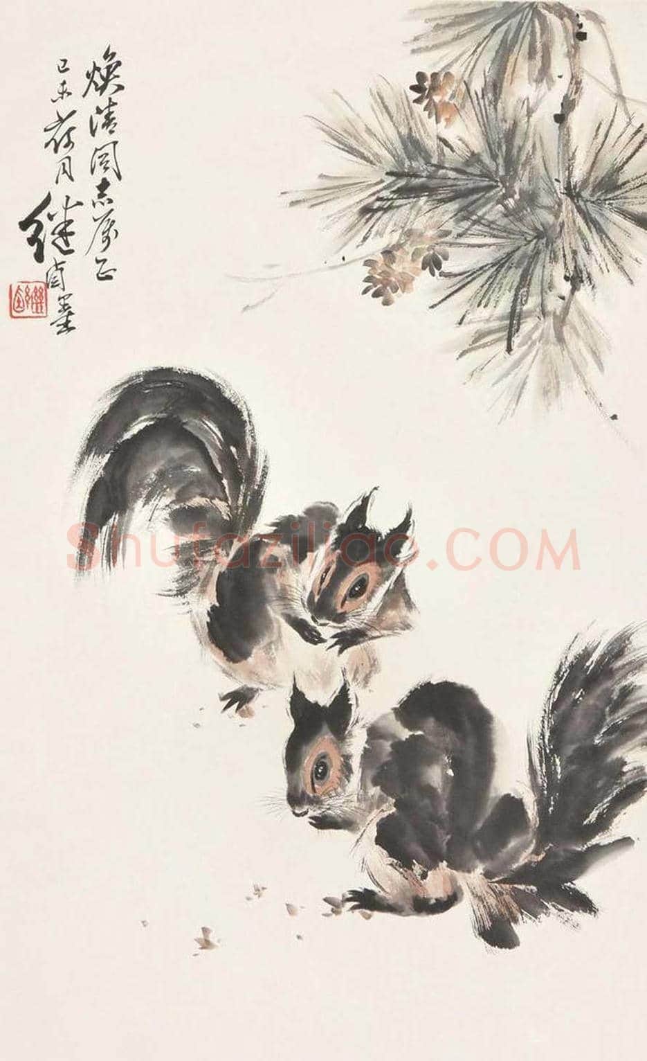 刘继卣动物画作品欣赏 | 书画学堂