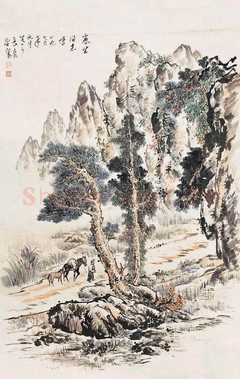 赵望云国画作品欣赏 | 书画常识