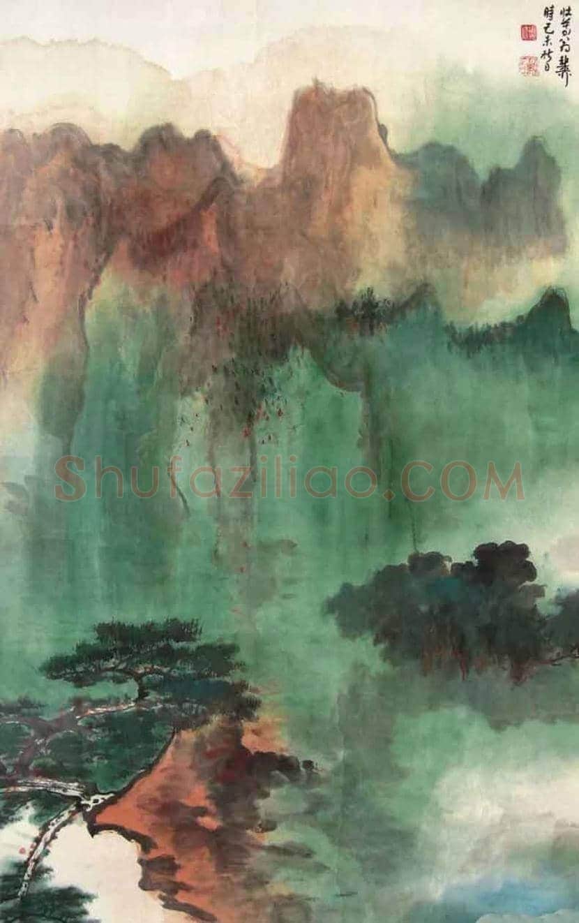 谢稚柳山水画欣赏 | 书画讲解