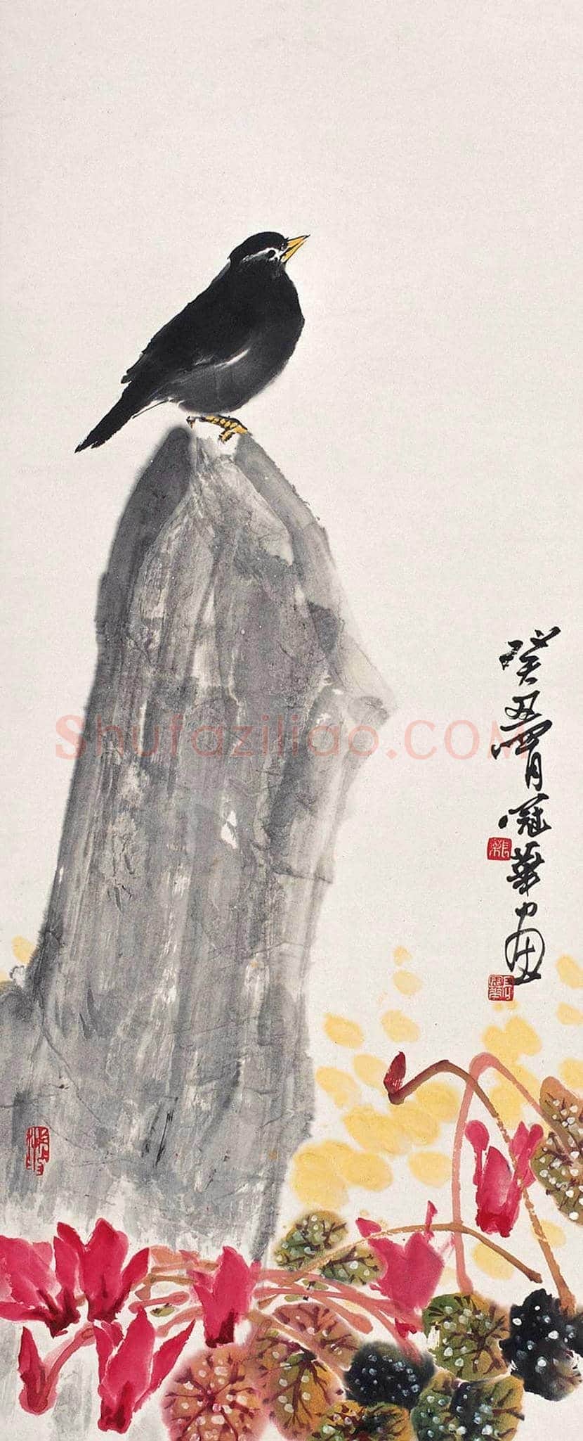 高冠华花鸟画作品欣赏 | 书画常识