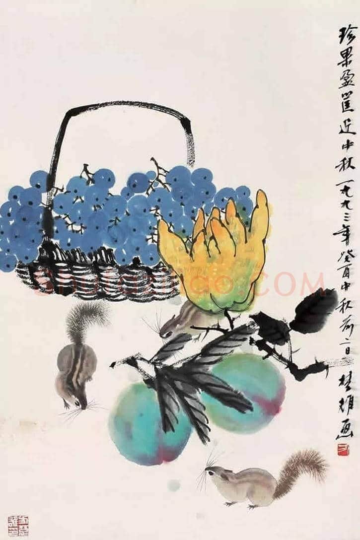 方楚雄工笔动物欣赏,很有乡土气息 | 书画资料
