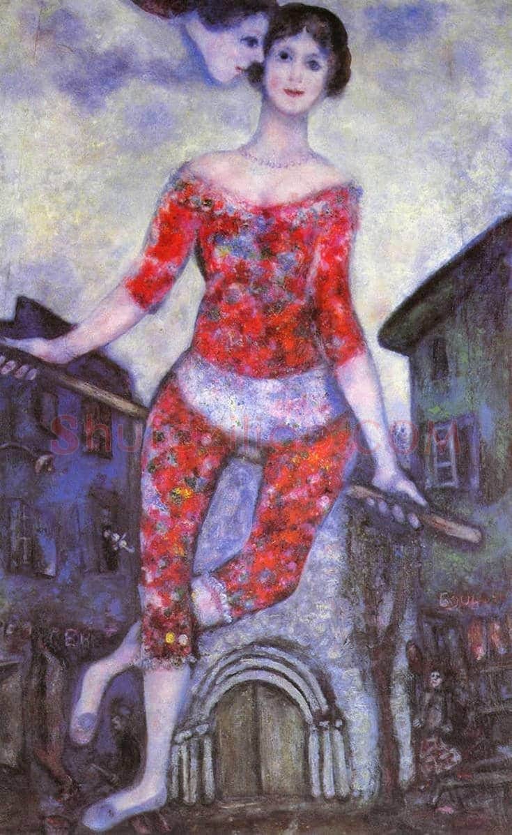 夏加尔绘画作品欣赏 | 书画知识