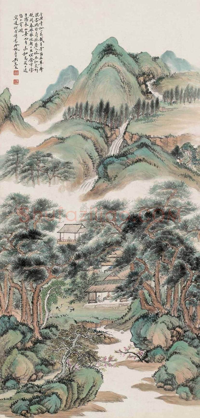 吴琴木山水画作品欣赏 | 书画讲解