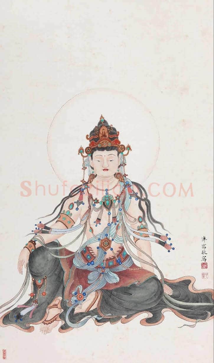 溥儒笔下的观音,亦是对母亲感情的寄托 | 书画文摘