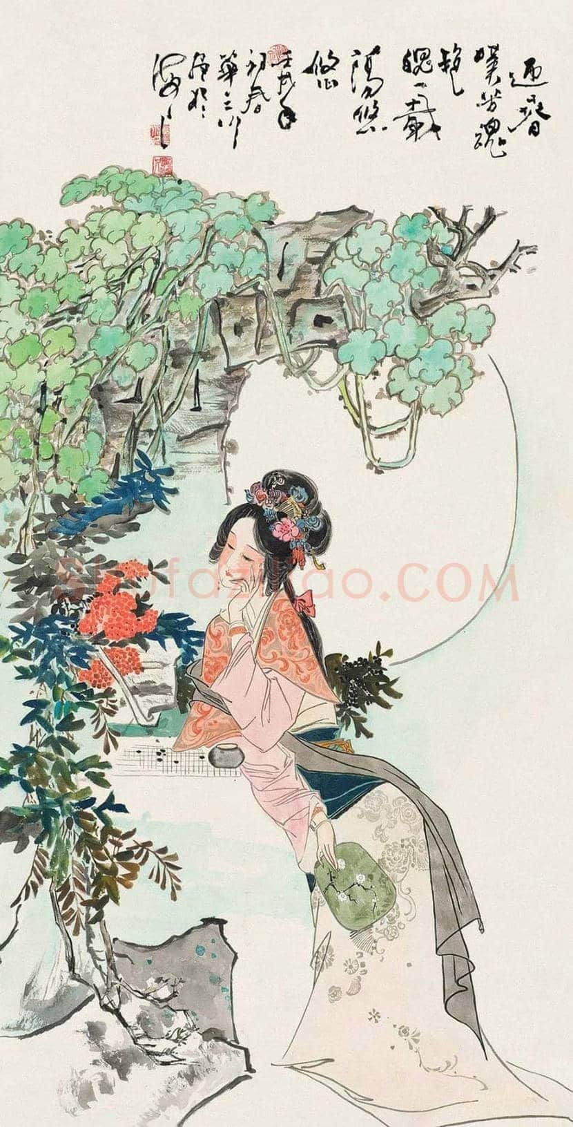 华三川工笔仕女作品欣赏 | 书画科普