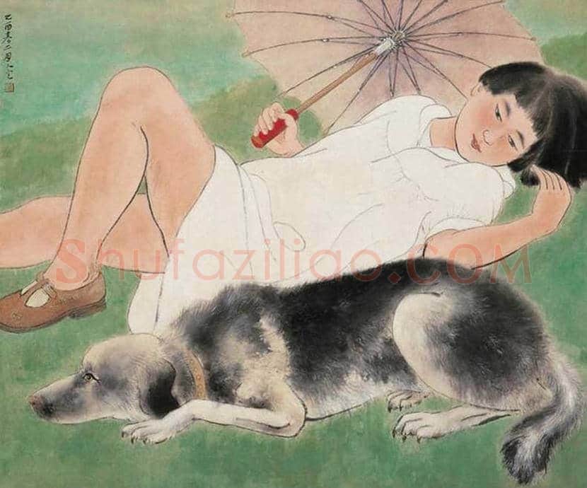方人定人物画作品欣赏 | 书画科普
