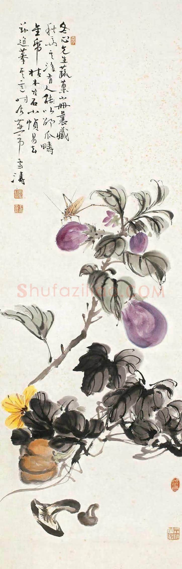 王雪涛蔬果图欣赏 | 书画学堂