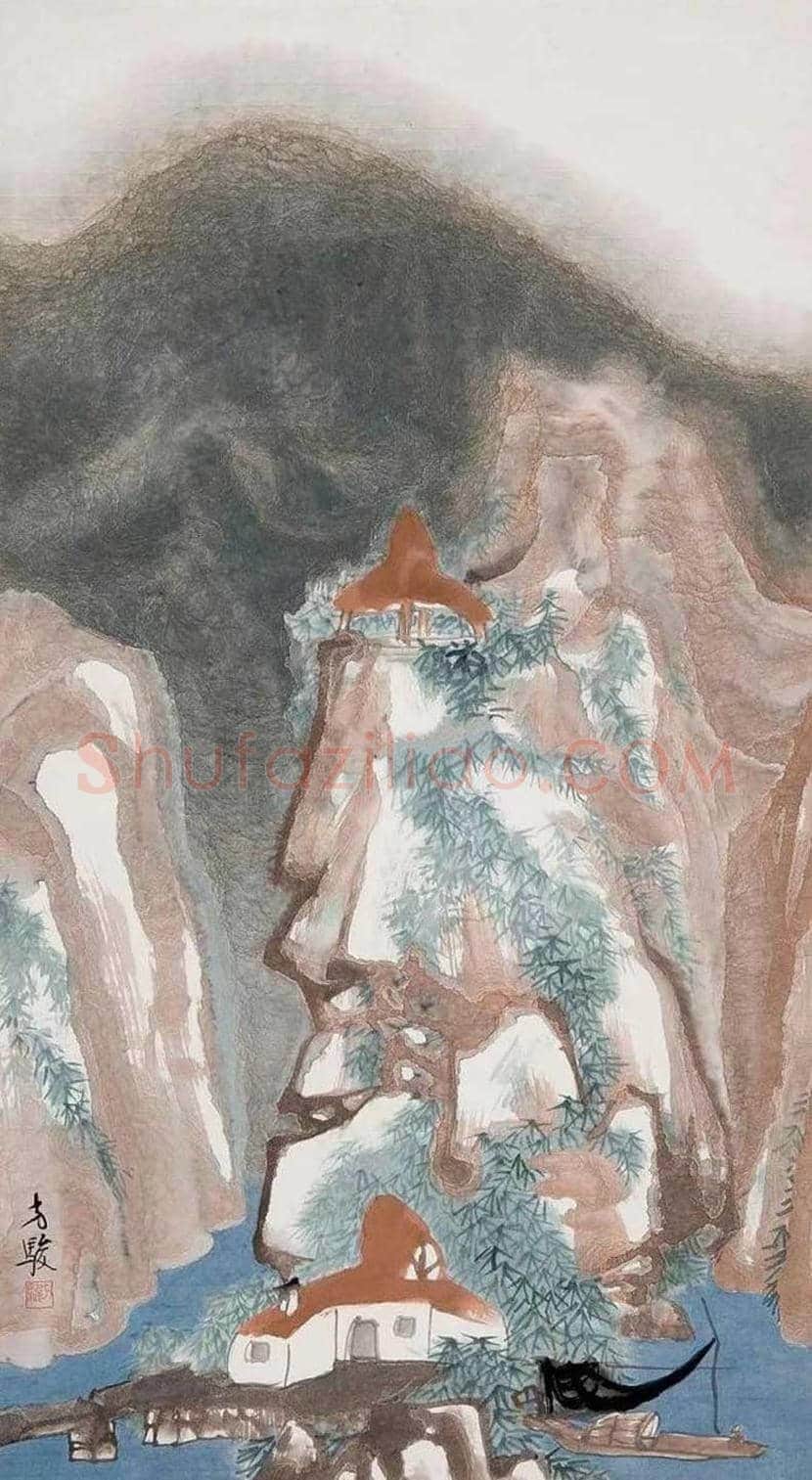 方骏山水画作品欣赏 | 书画常识