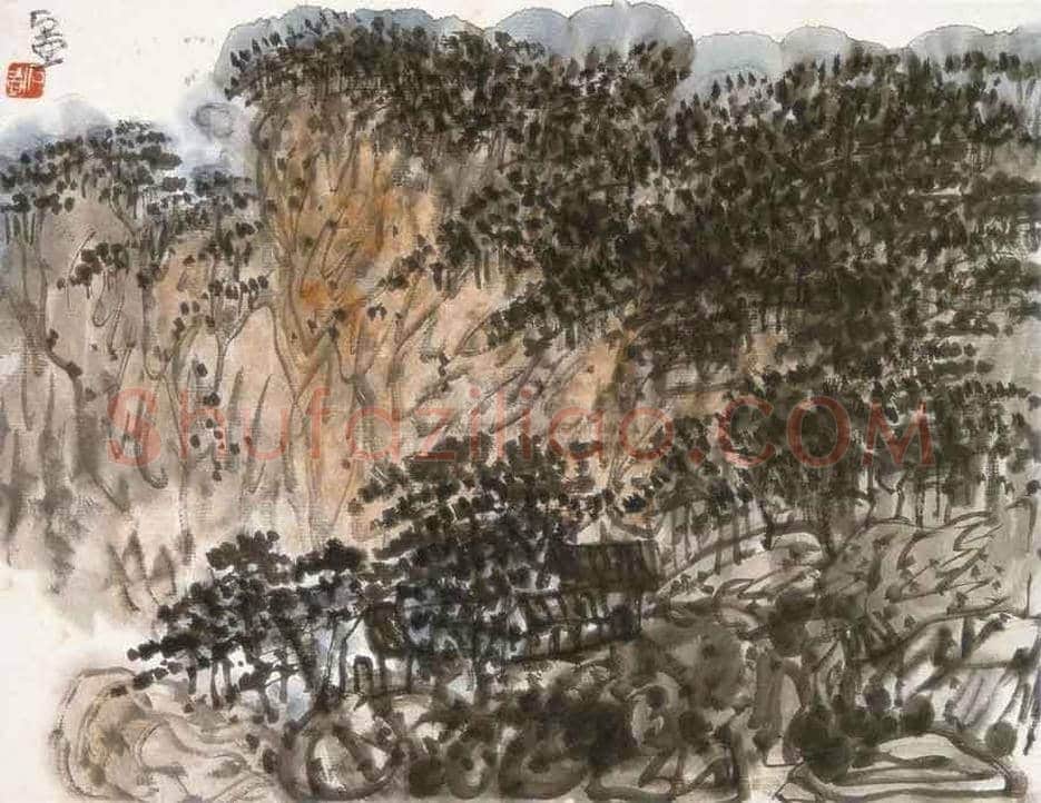 陈子庄山水画作品欣赏 | 书画文摘