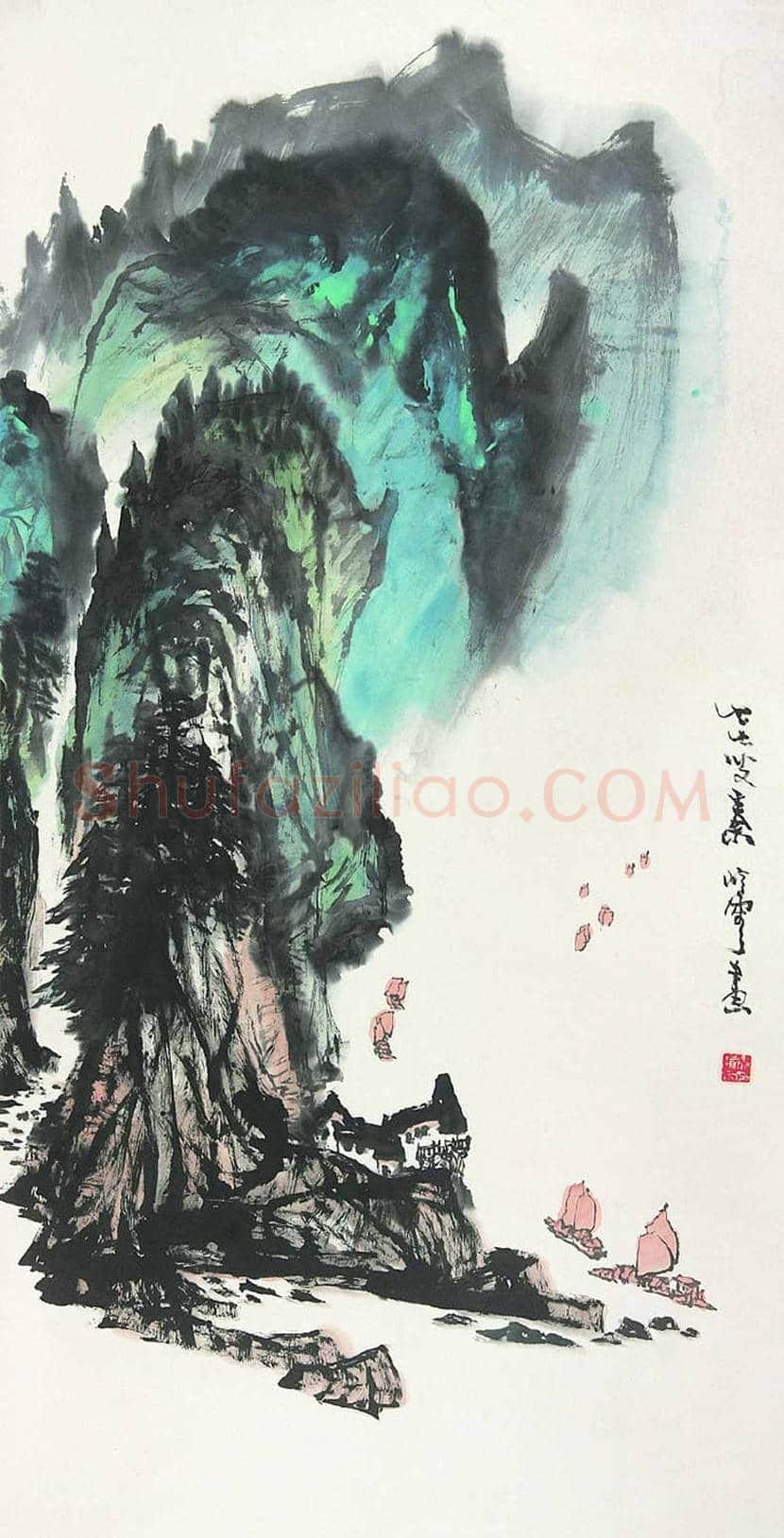 秦岭云山水画作品欣赏 | 书画资料