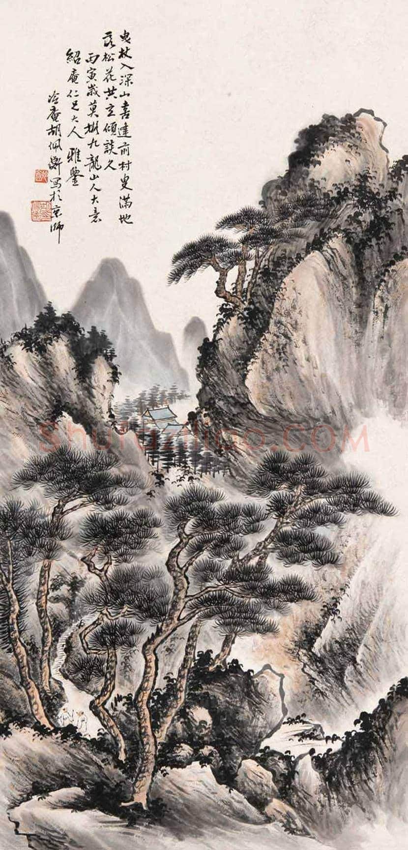 胡佩衡山水画作品欣赏 | 书画知识