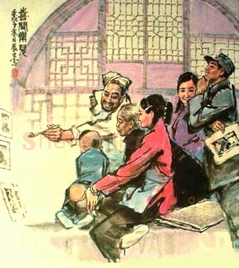 红色画家董辰生的插图作品欣赏 | 书画学堂