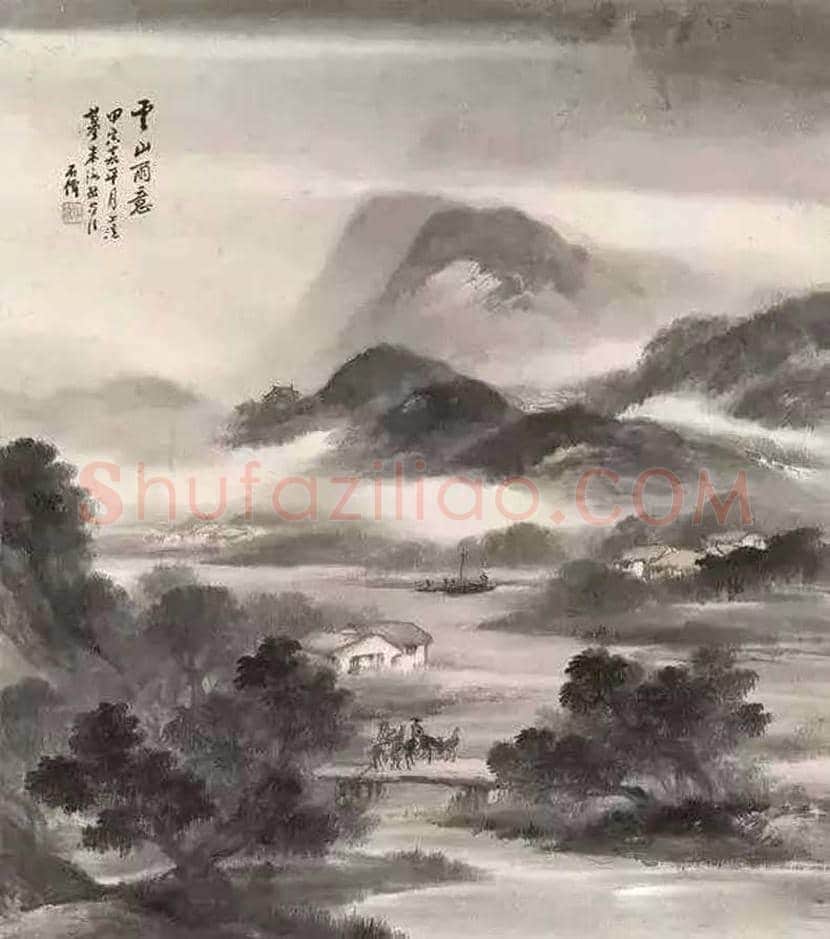 吴石仙山水画欣赏 | 书画科普