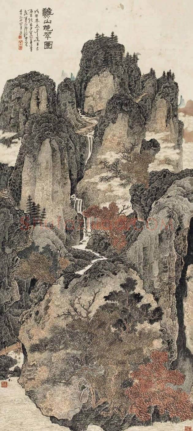 绘画奇人黄秋园作品欣赏(100幅) | 书画百科