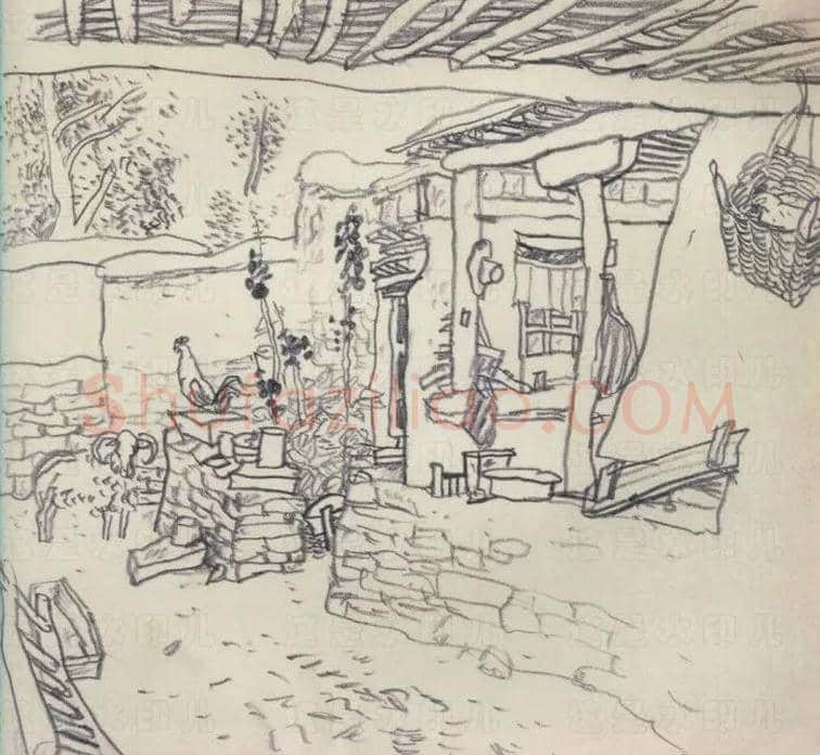 陈丹青的西藏速写欣赏 | 书画学堂