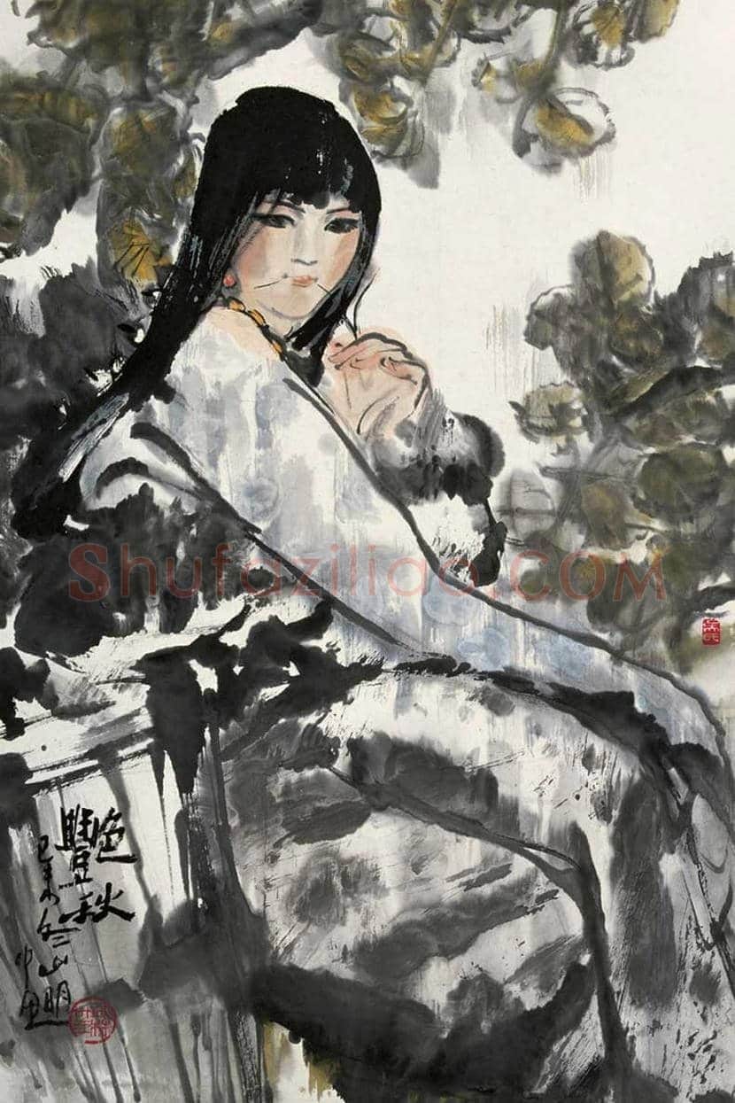 吴山明人物画作品欣赏 | 书画学堂