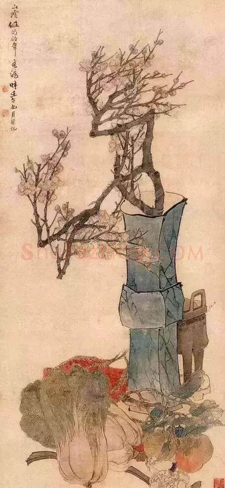 史上最全《岁朝清供图》:潘天寿、张大千、梅兰芳等 | 书画学堂