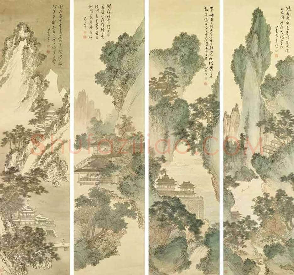 溥儒山水画欣赏 | 书画百科