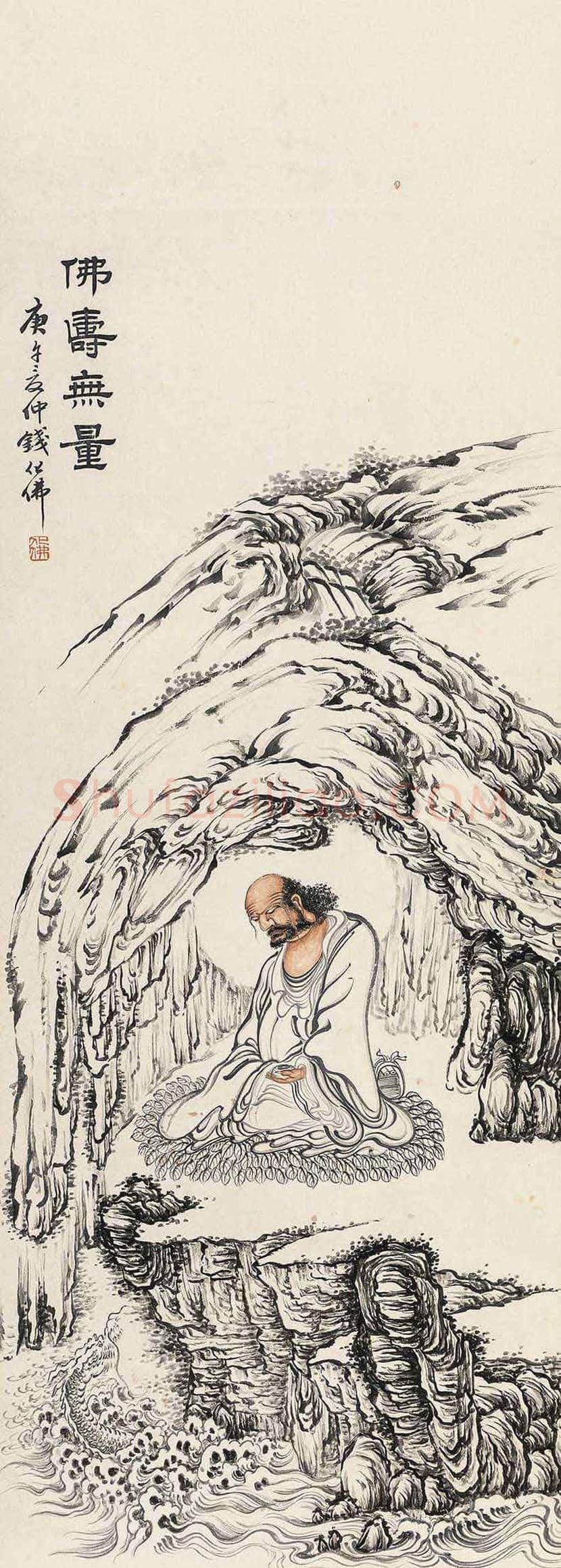 民国第一画佛高手钱化佛作品欣赏 | 书画资料