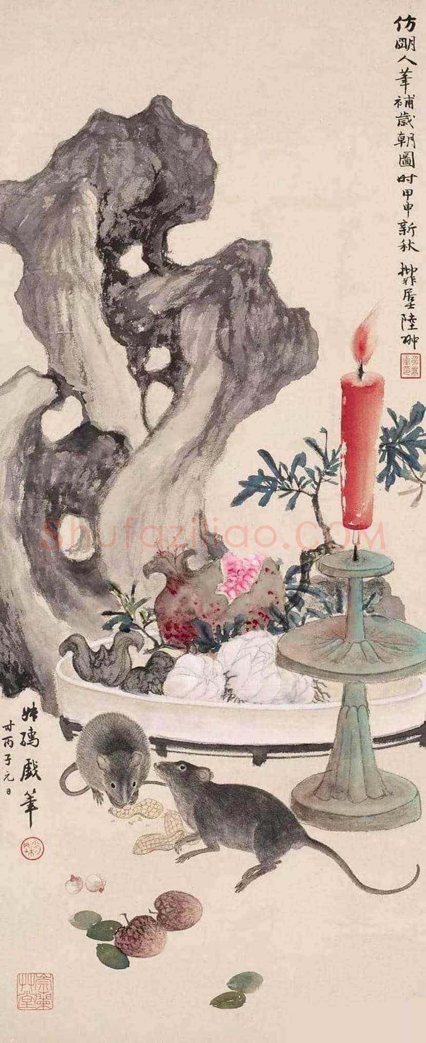 赵叔孺花鸟画欣赏 | 书画科普