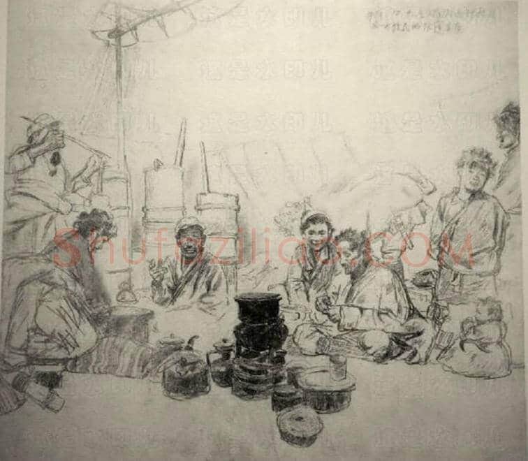 陈丹青的西藏速写欣赏 | 书画学堂