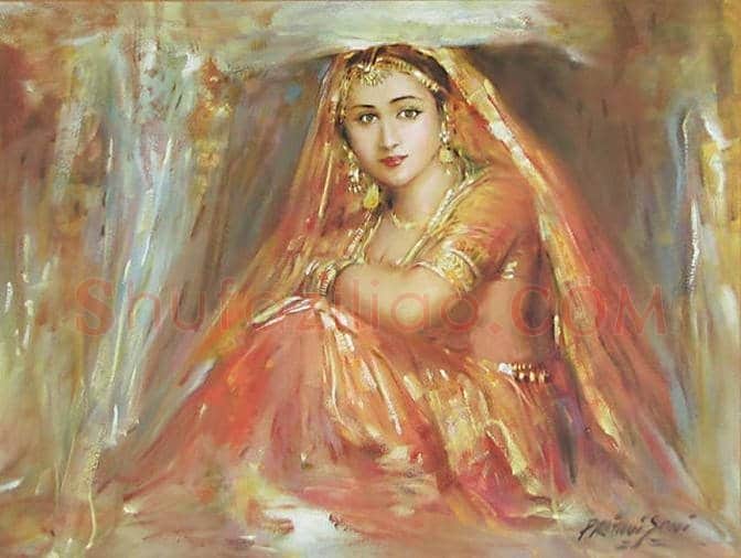 印度绘画里的古典美女 | 书画知识