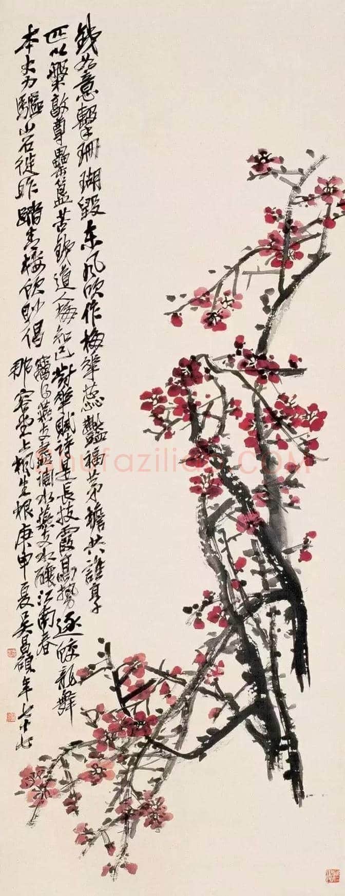 吴昌硕 | 金石入画，艳而不俗 | 书画知识