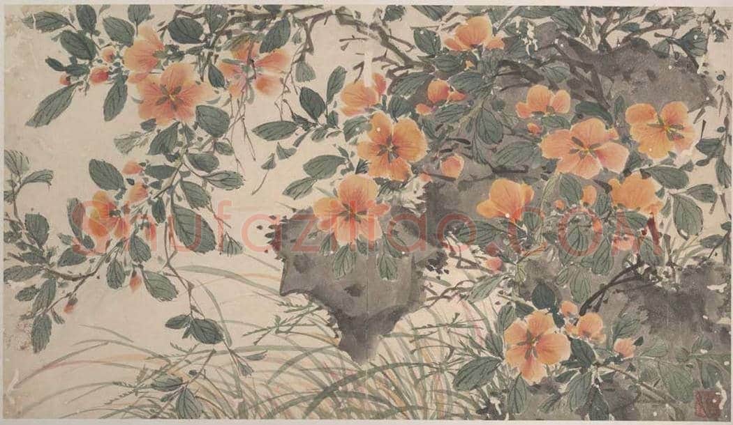 陈淳《花卉图》高清大图欣赏 | 书画常识