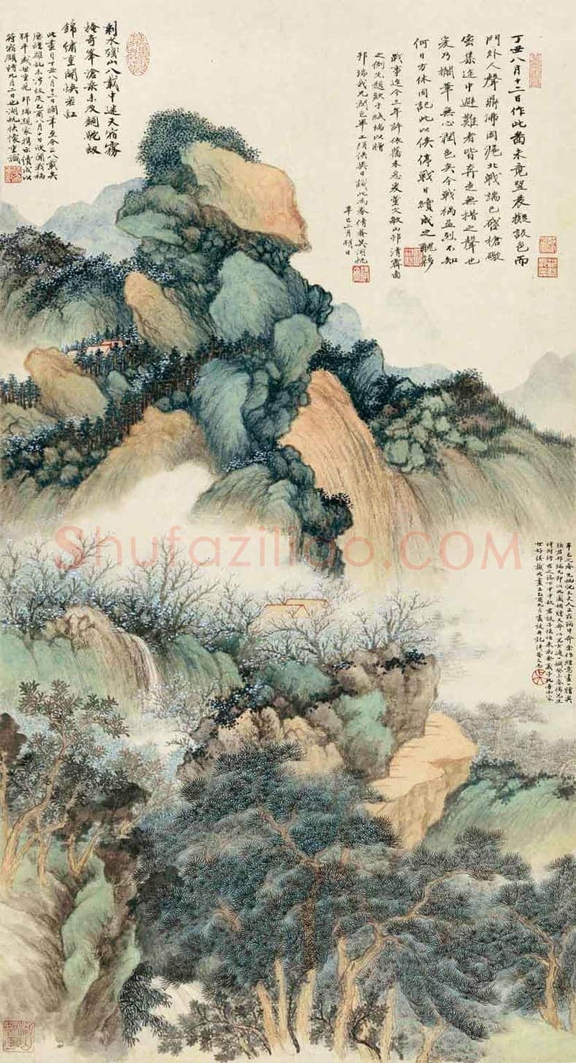 吴湖帆字画价格，最贵的字画都有哪些？ | 书画资料