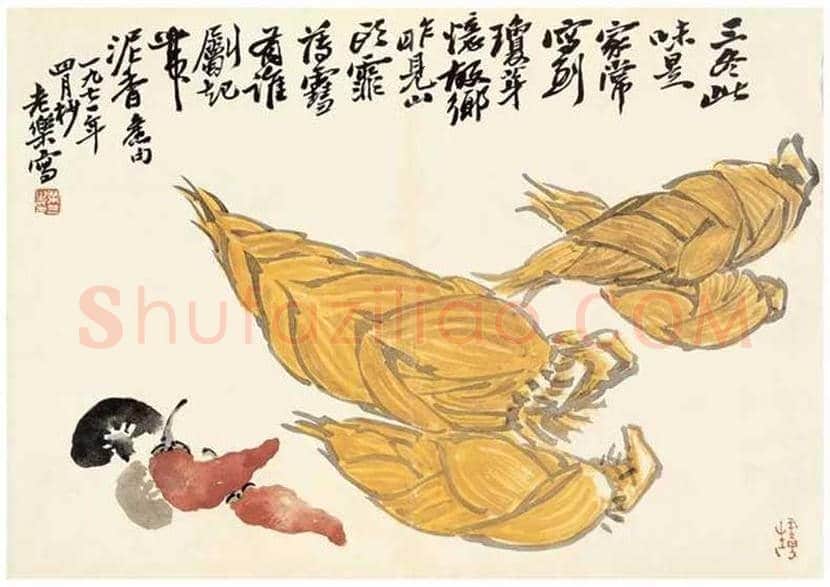 诸乐三国画作品欣赏 | 书画百科