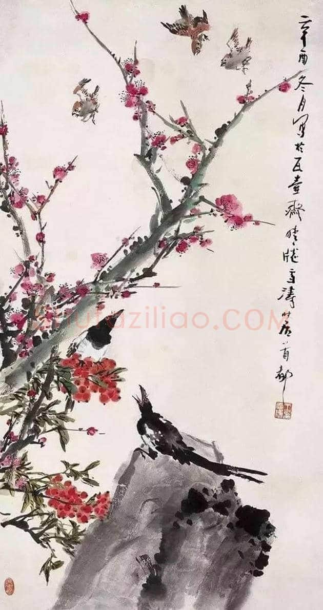 王雪涛梅花作品欣赏 | 灵性画梅 | 书画常识