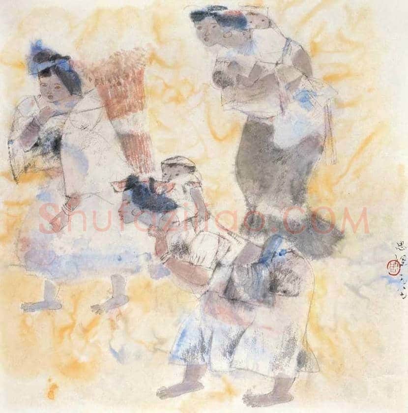 周思聪人物画作品欣赏 | 书画讲解