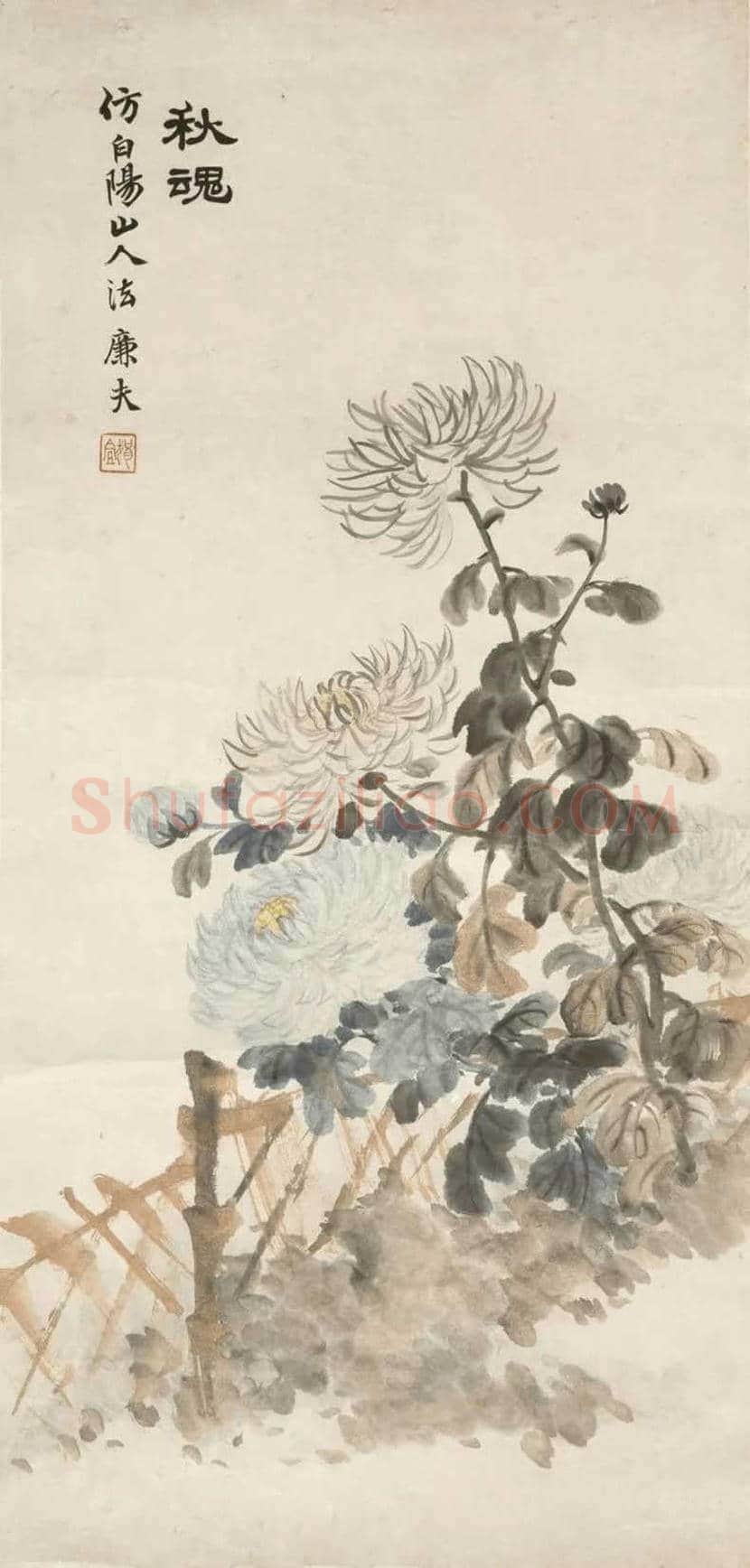 陆恢花鸟画作品欣赏 | 书画讲解