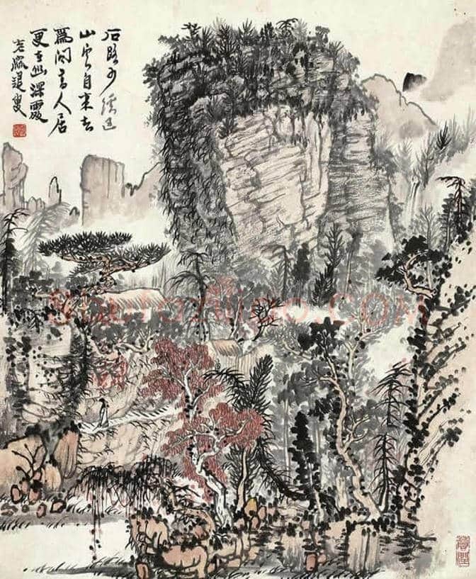 绘画奇人黄秋园作品欣赏(100幅) | 书画百科