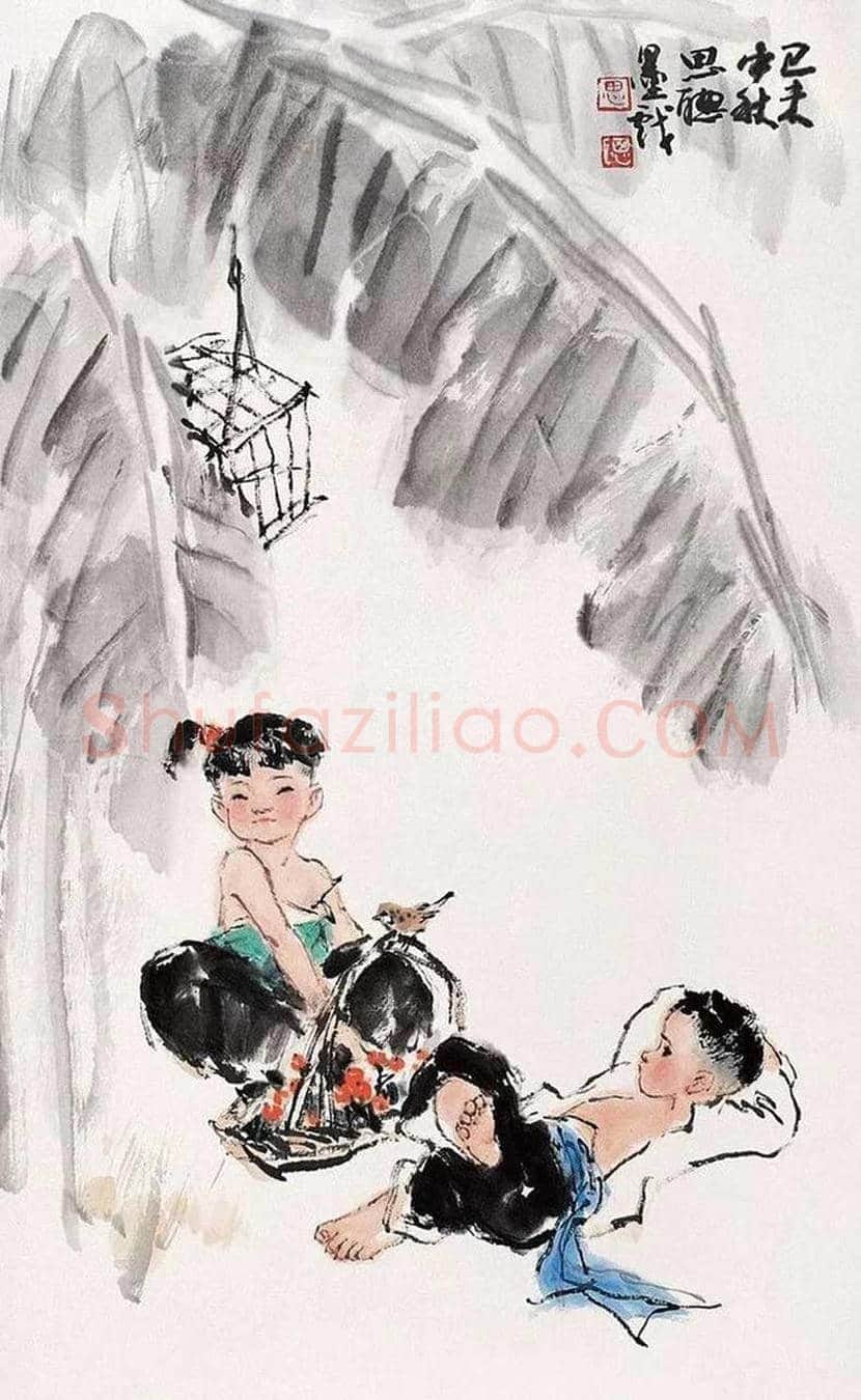 周思聪水墨儿童画欣赏 | 书画学堂