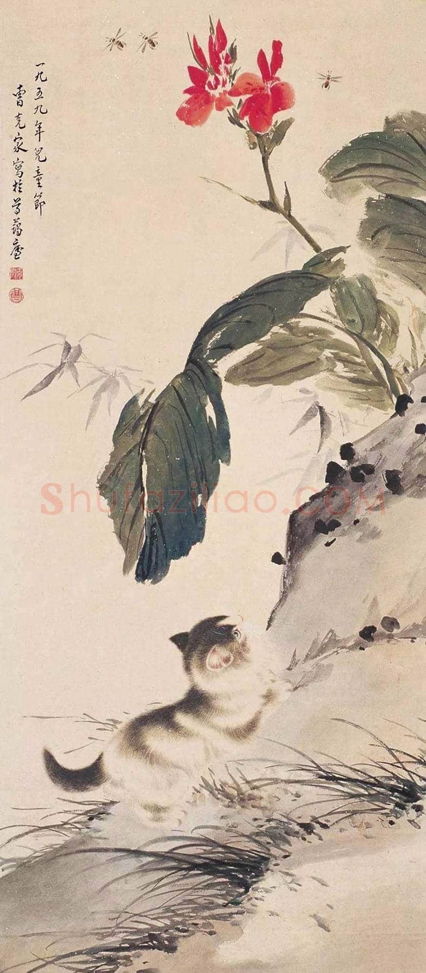 曹克家画猫作品欣赏 | 书画学堂