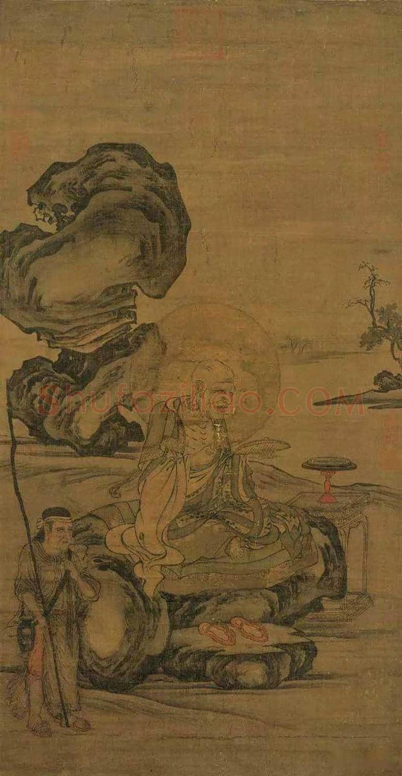 刘松年《罗汉图》欣赏 | 书画讲解