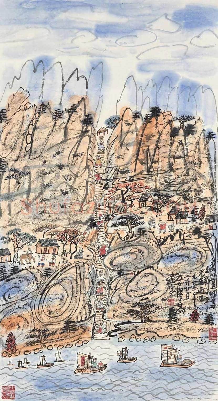 方召麐作品欣赏 | 书画资料