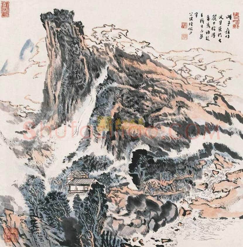 陆俨少山水画作品欣赏 | 书画学堂