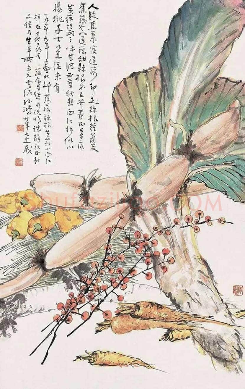 大师笔下的莲藕,味道各不同! | 书画科普