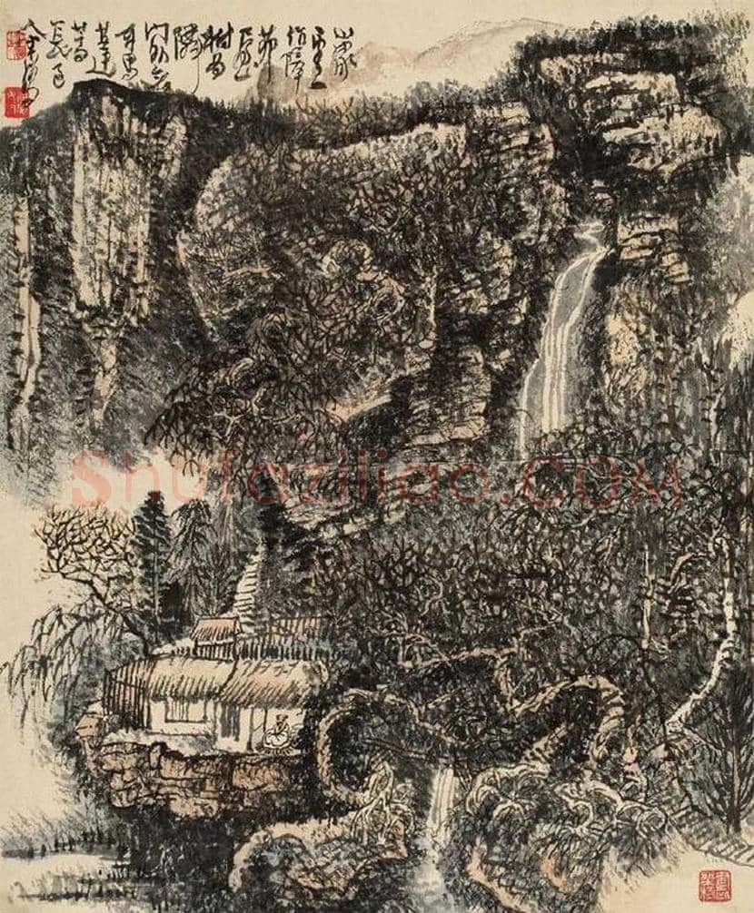 黄秋园先生《山家茅屋图》作品鉴赏 | 书画学堂