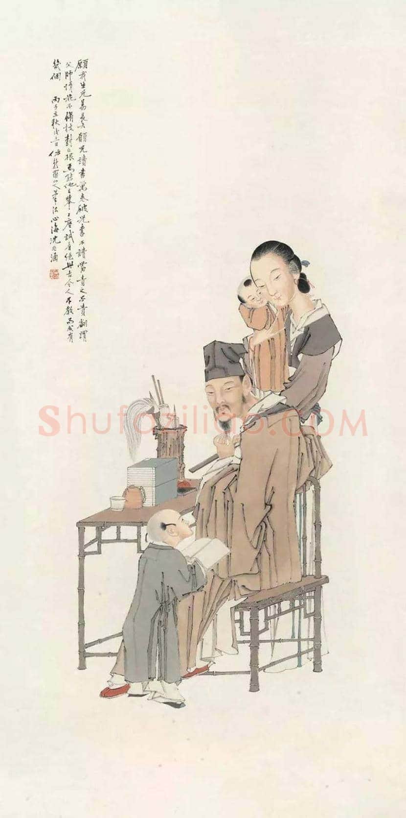 沈心海人物画作品欣赏 | 书画文摘