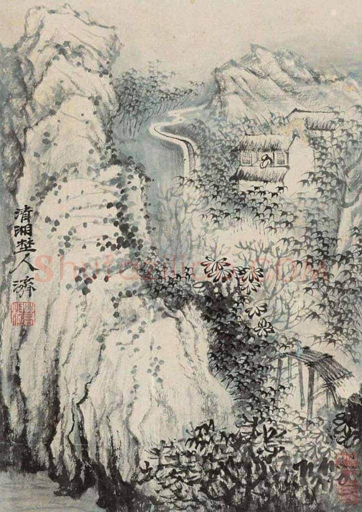 石涛山水画精品欣赏 | 书画常识
