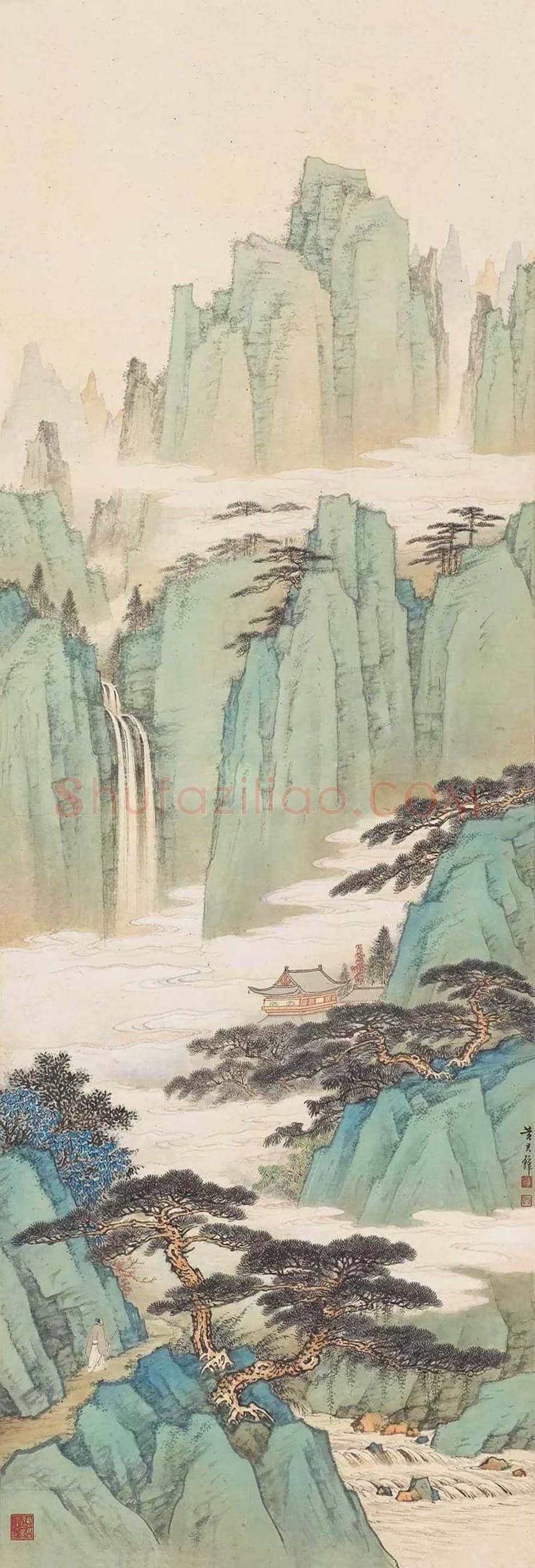 黄君璧山水画欣赏 | 书画知识